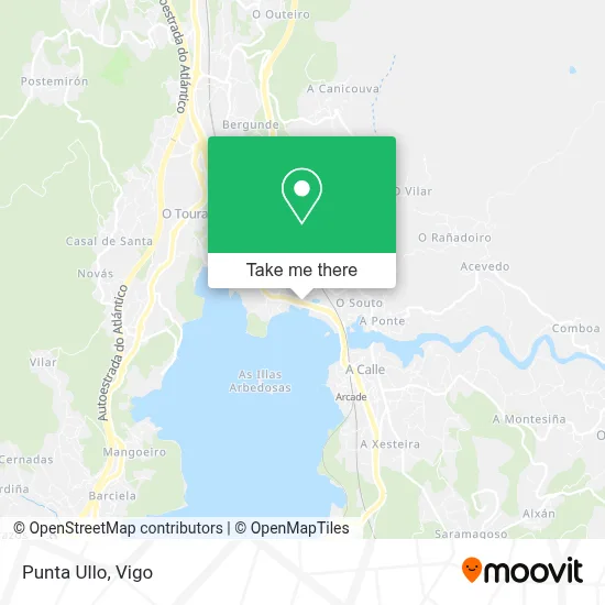 Punta Ullo map