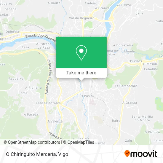 O Chiringuito Mercería map