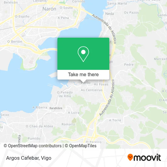 Argos Cafebar map