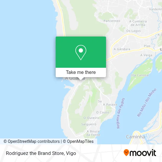 Rodriguez the Brand Store map