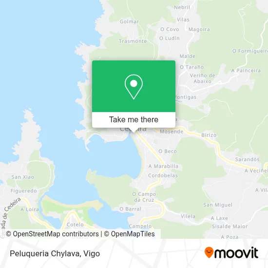 Peluqueria Chylava map