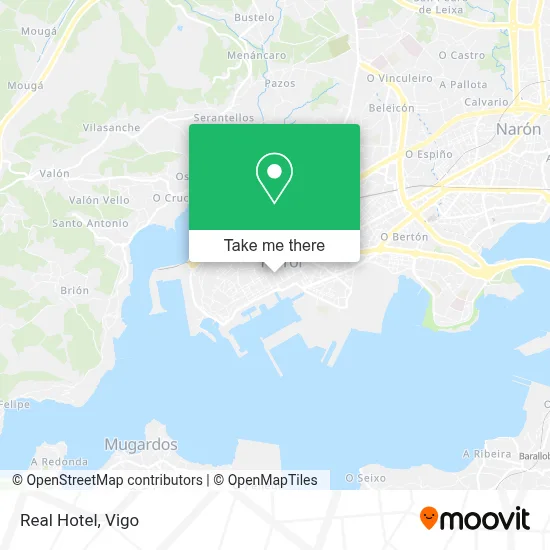 Hotel Real map