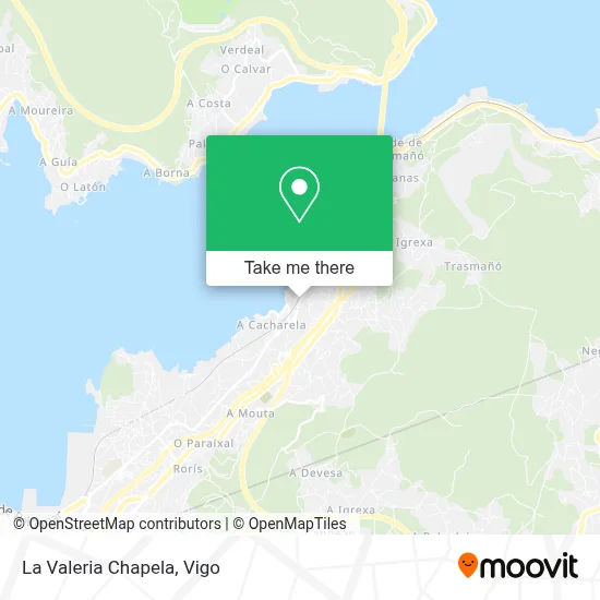 La Valeria Chapela map