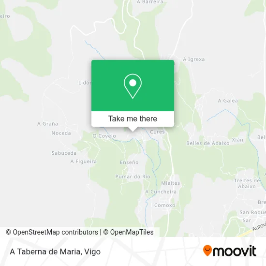 A Taberna de Maria map