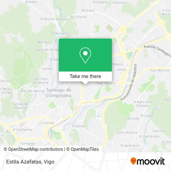 Estila Azafatas map