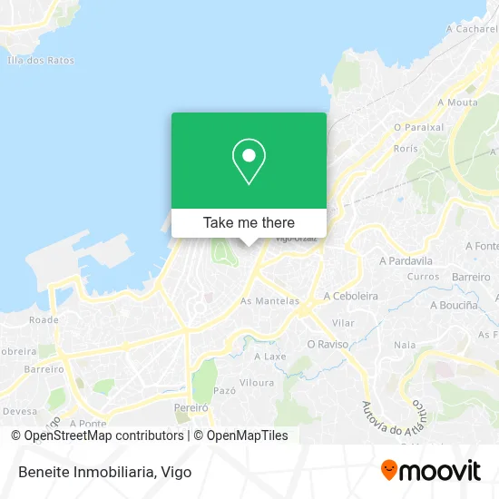 Beneite Inmobiliaria map