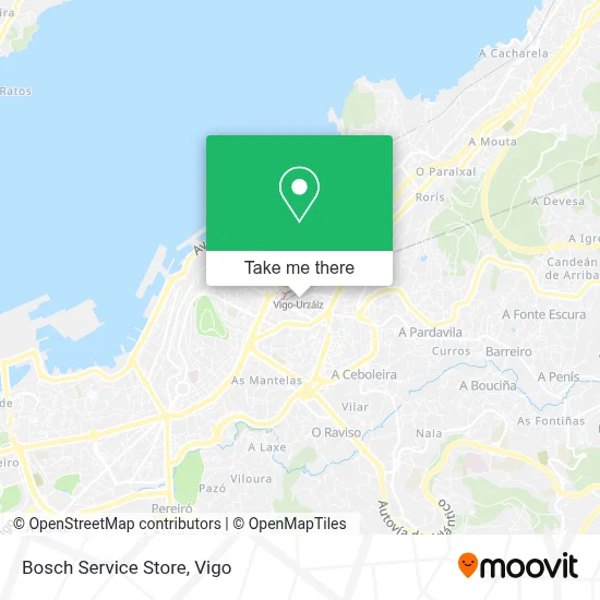 Bosch Service Store map