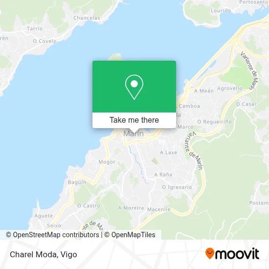Charel Moda map