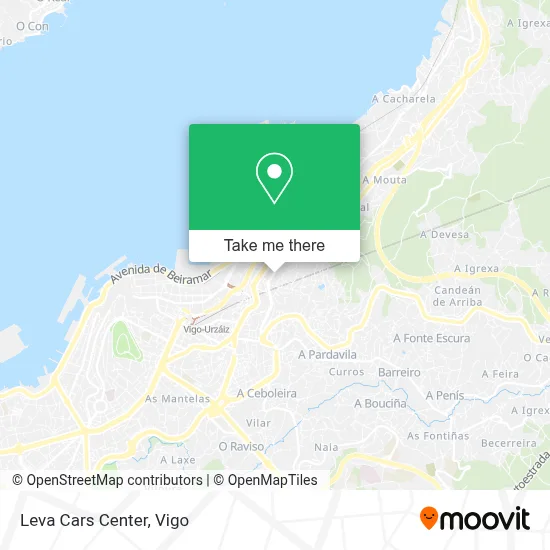 Leva Cars Center map