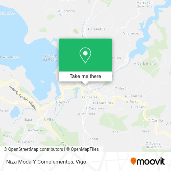 mapa Niza Moda Y Complementos