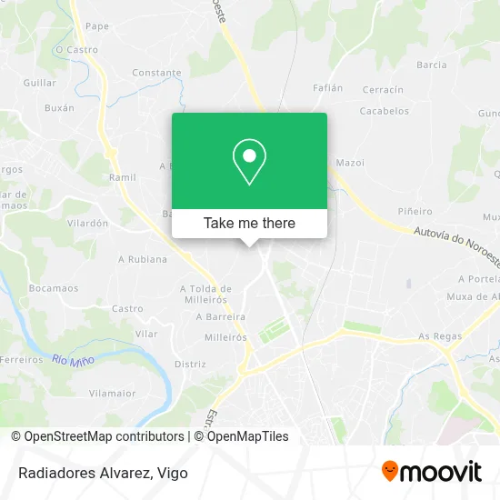 mapa Radiadores Alvarez