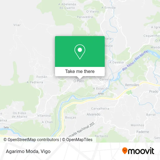 Agarimo Moda map