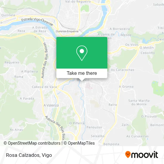 Rosa Calzados map