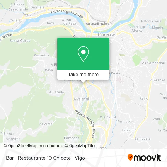 Bar - Restaurante "O Chicote" map