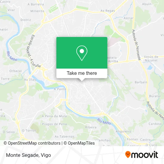 Monte Segade map