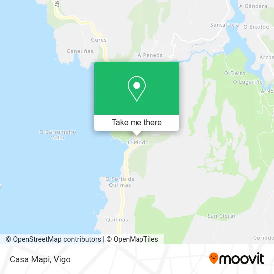 Casa Mapi map