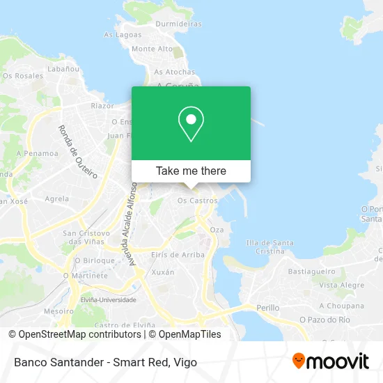 Banco Santander - Smart Red map