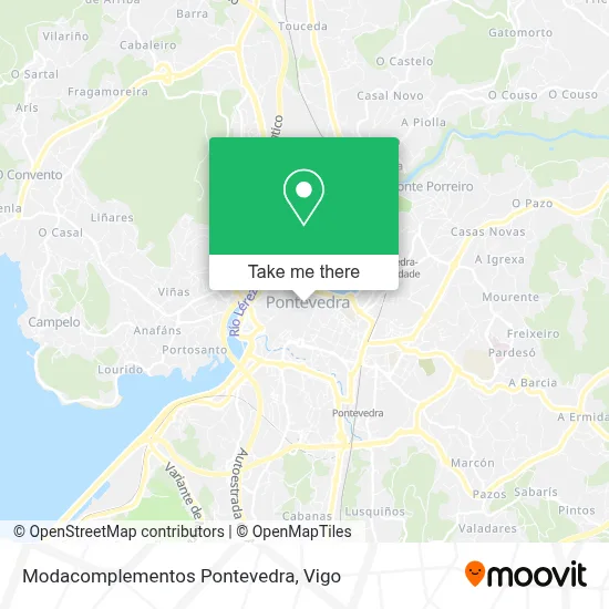 Modacomplementos Pontevedra map