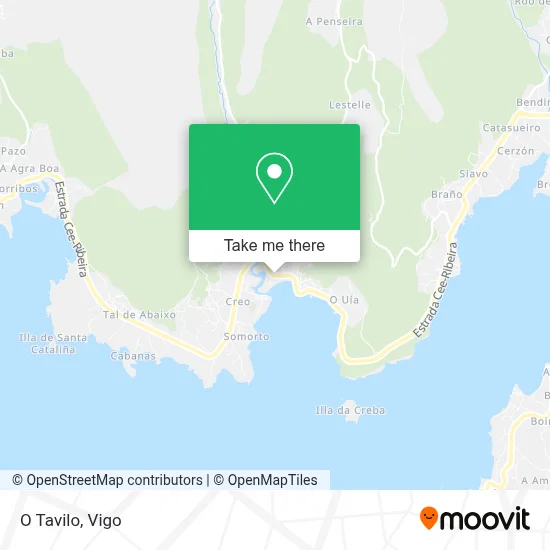 O Tavilo map