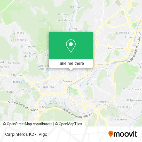 Carpinteros K27 map