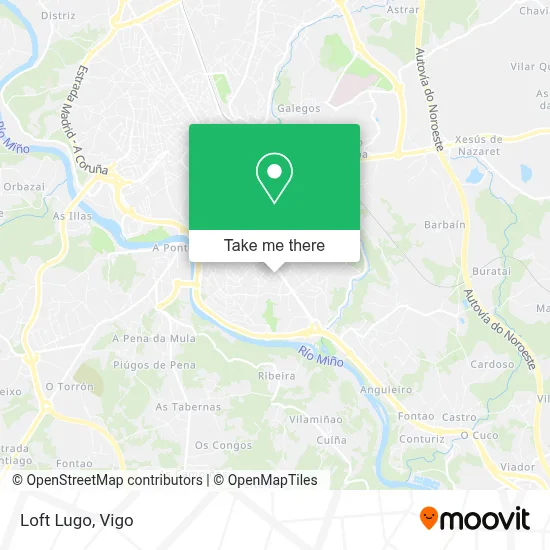 Loft Lugo map