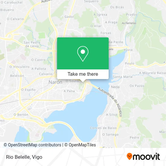 Rio Belelle map