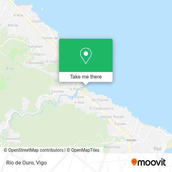 Río de Ouro map