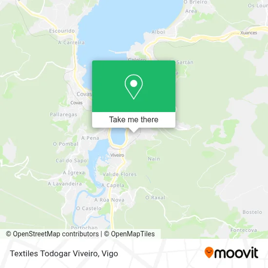 Textiles Todogar Viveiro map