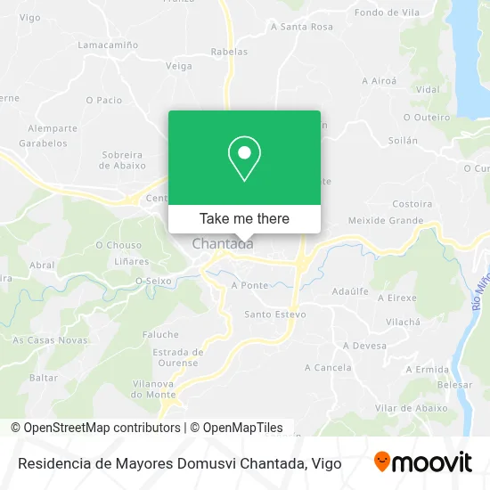 Residencia de Mayores Domusvi Chantada map