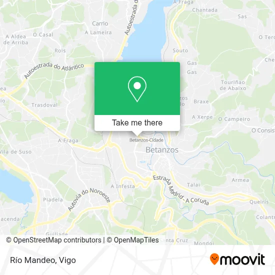 Río Mandeo map