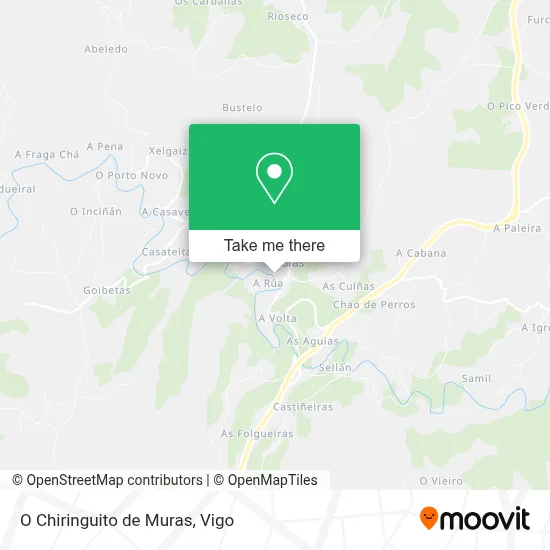 O Chiringuito de Muras map
