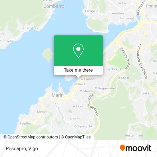 Pescapro map