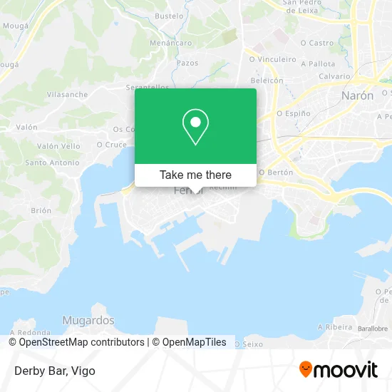 Derby Bar map