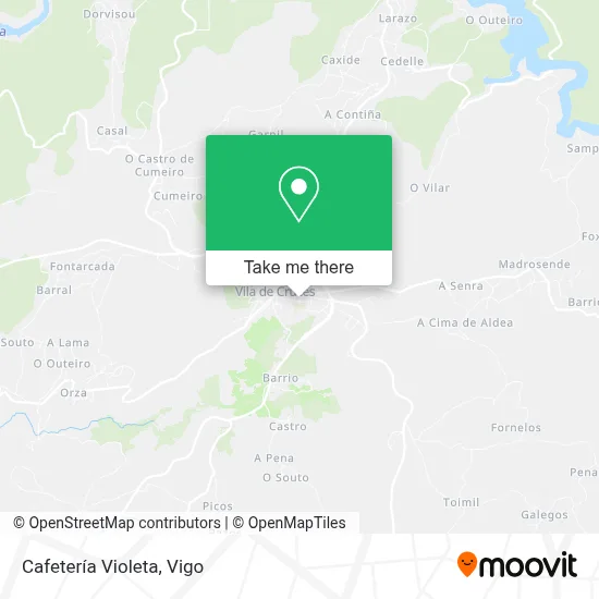 Cafetería Violeta map
