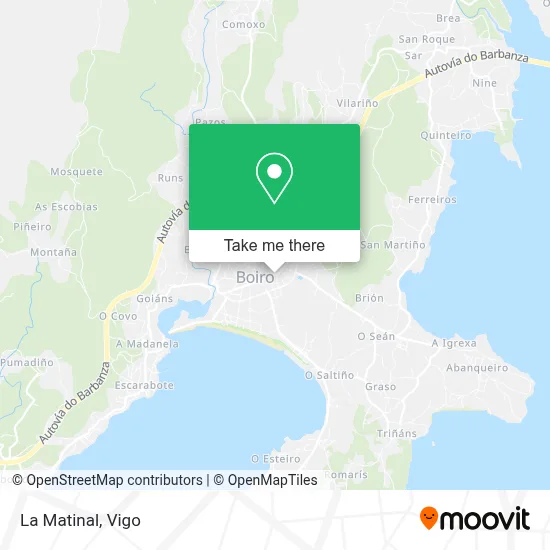 mapa La Matinal