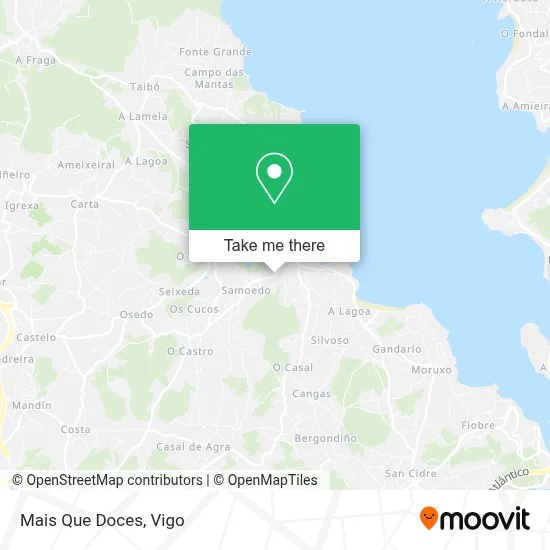 Mais Que Doces map