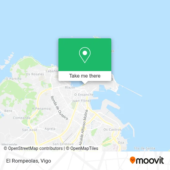 El Rompeolas map