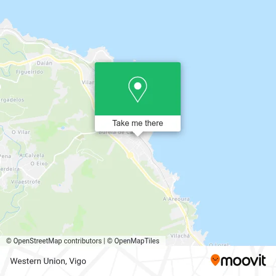 Western Union map
