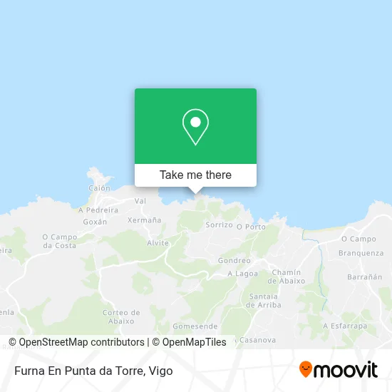 Furna En Punta da Torre map