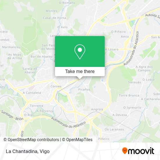 mapa La Chantadina
