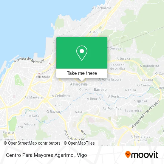 Centro Para Mayores Agarimo, map