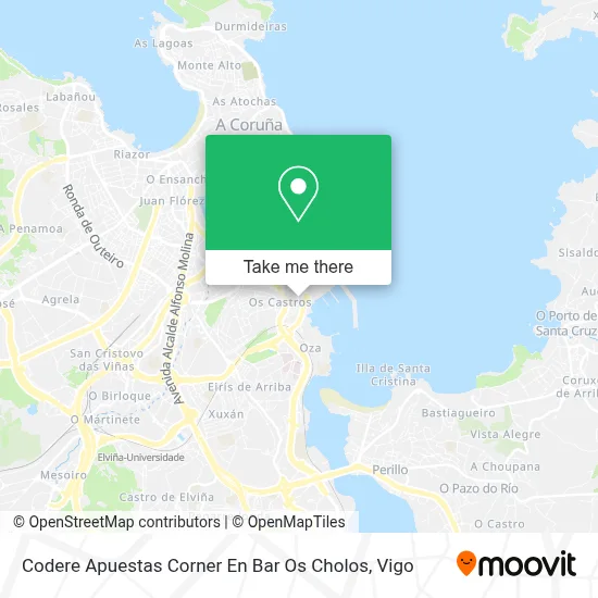 Codere Apuestas Corner En Bar Os Cholos map