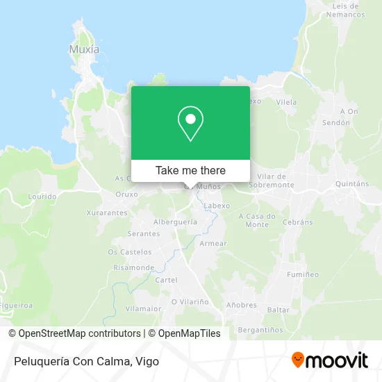 Peluquería Con Calma map