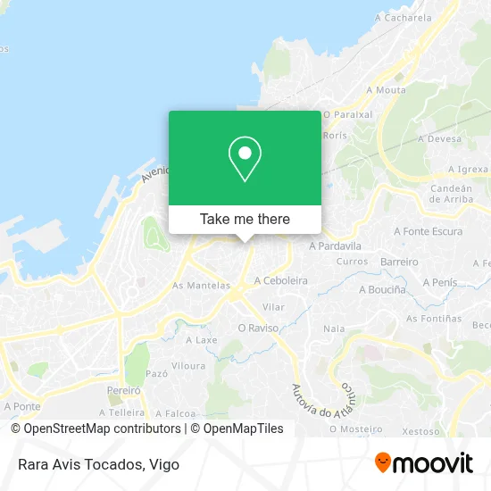 Rara Avis Tocados map