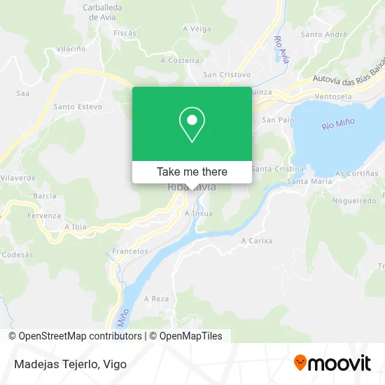Madejas Tejerlo map