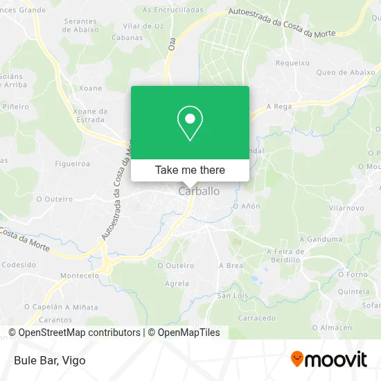 Bule Bar map