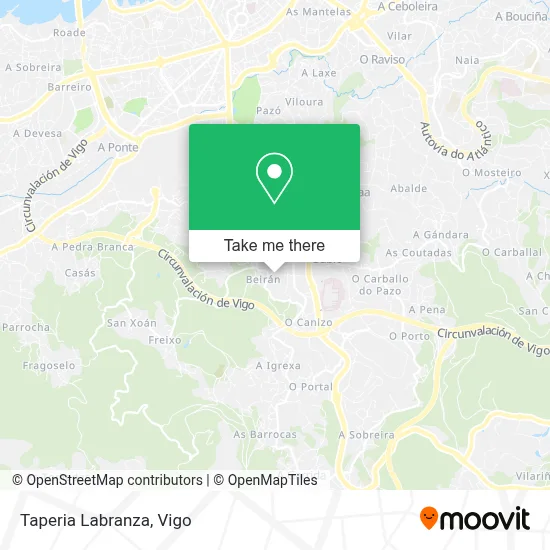 Taperia Labranza map