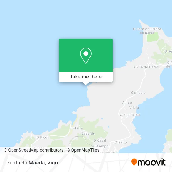 Punta da Maeda map