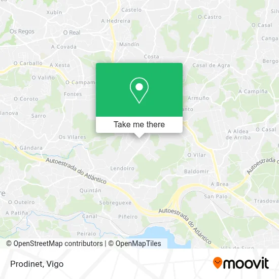 Prodinet map