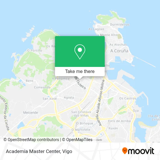 Academia Master Center map